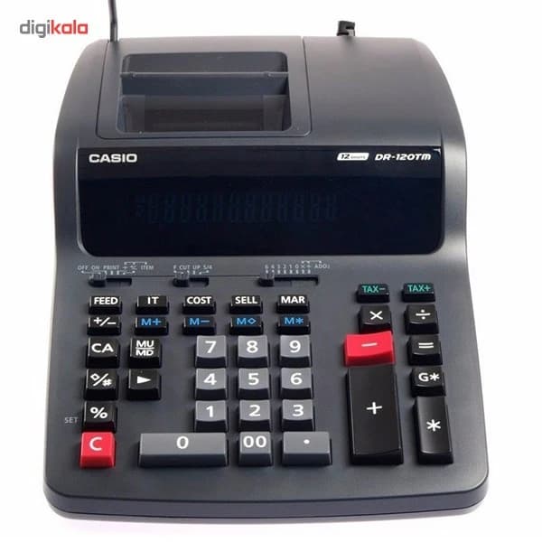 ماشین حساب کاسیو مدل DR-120 TM — تصویر ۵