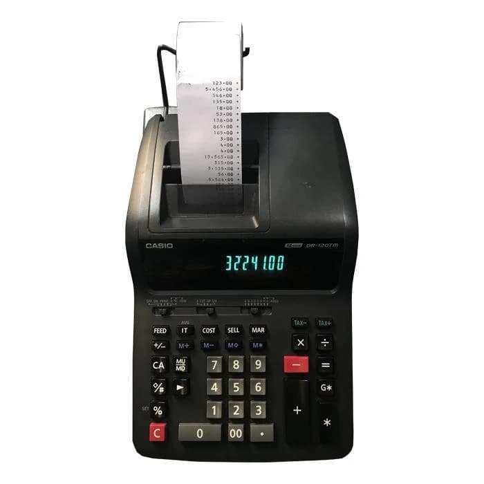 ماشین حساب کاسیو مدل DR-120 TM — تصویر ۲