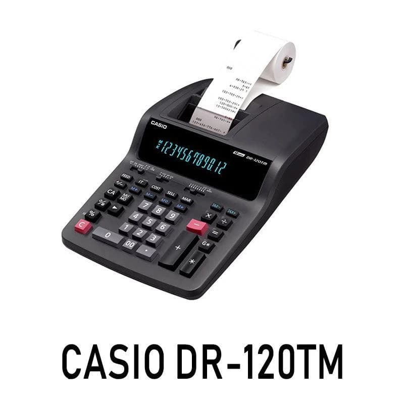 ماشین حساب کاسیو مدل DR-120 TM — تصویر ۳