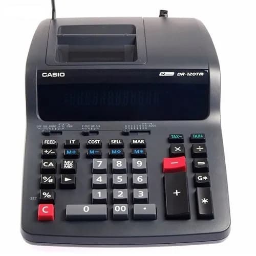 ماشین حساب کاسیو مدل DR-120 TM — تصویر ۶