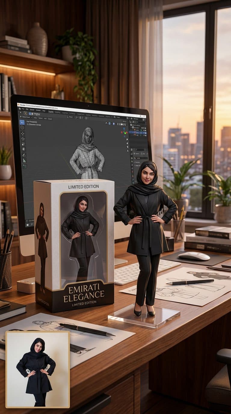 بهترین پرامپت هوش مصنوعی برای ساخت فیگور سه بعدی — تصویر ۵
