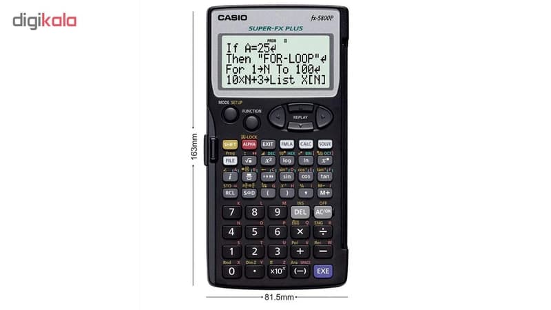 ماشین حساب کاسیو FX-5800 — تصویر ۳
