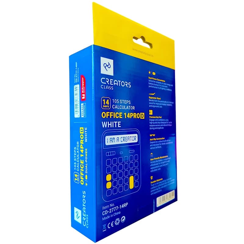 ماشین حساب رومیزی کریتورز کلاس مدل CD-2777-14RP — تصویر ۴