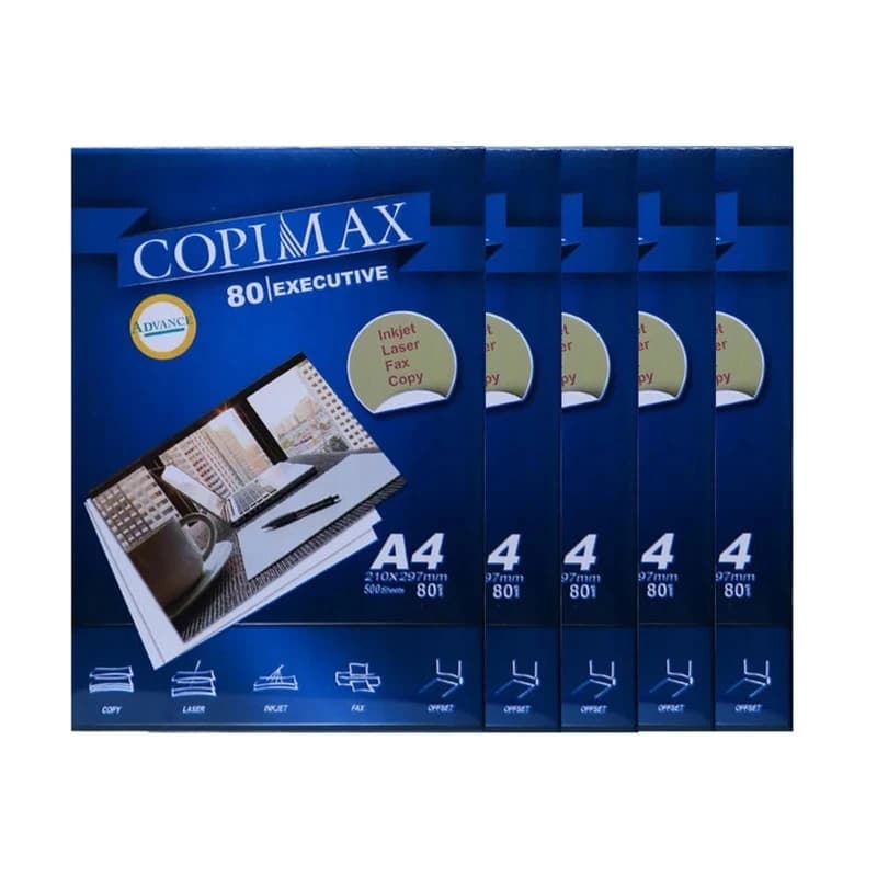 کاغذ A4 کپی مکس مدل EXECUTIVE بسته 2500عددی