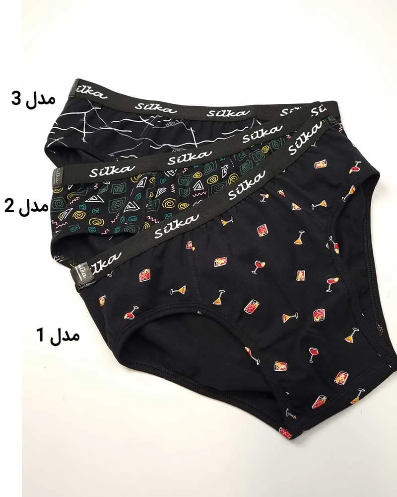 شورت مردانه اسلیپ طرح power سیلکا — تصویر ۲