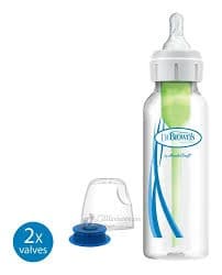 شیشه شیر طلقی 250 میل نوزاد باریک طرح شیر دکتر براون Dr Brown’s کد sb815-intl-med