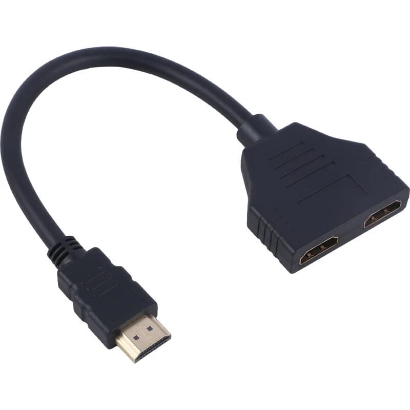 تبدیل ۱ به ۲ HDMI طول ۳۴ سانتی‌متر