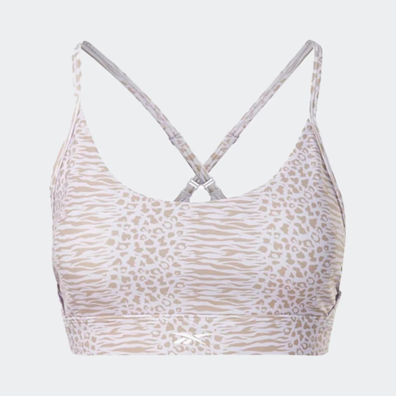 نیم تنه زنانه ریباک مدل Lux Strappy Sports Modern Safari Print Women’s Bra