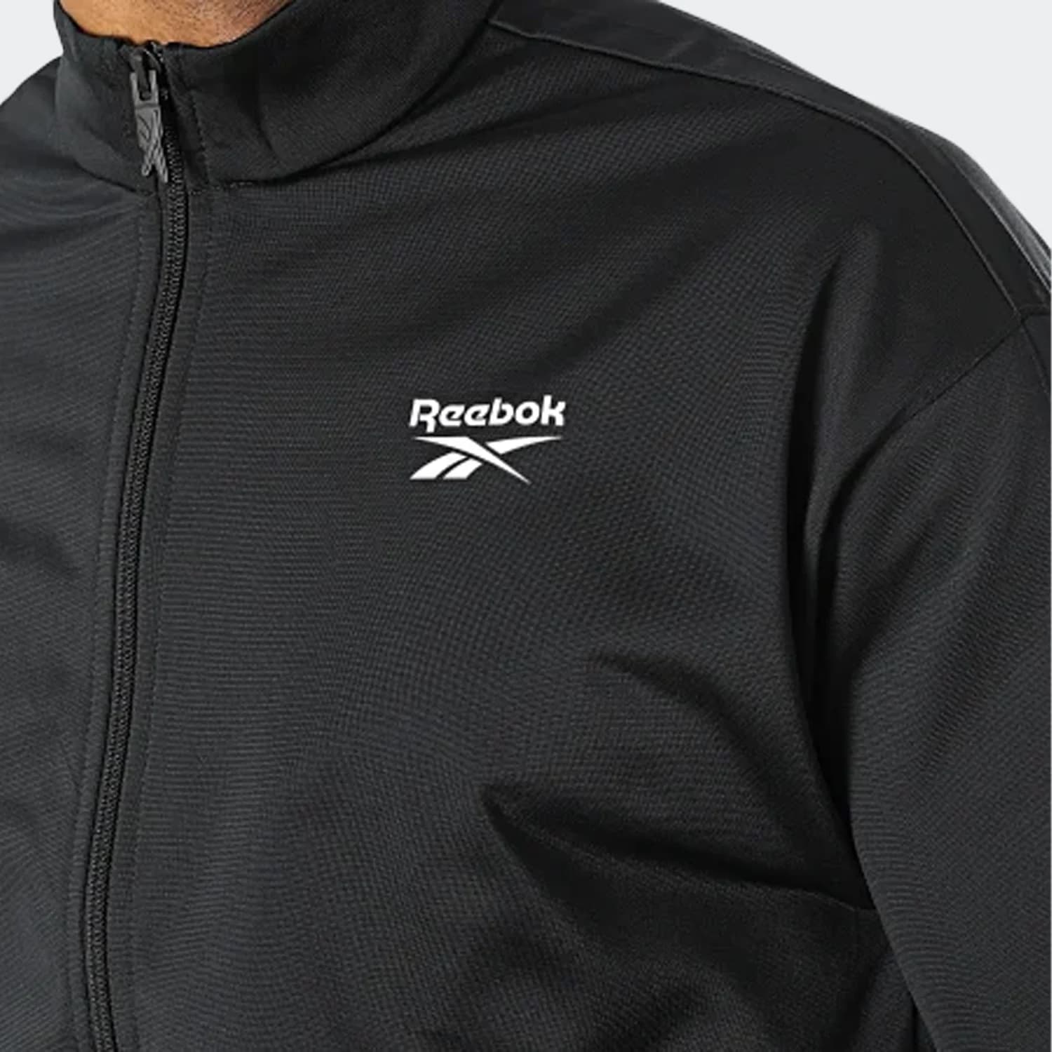 سوییشرت مردانه ریباک مدل Reebok Men Identity Vector Knit Tracktop — تصویر ۳