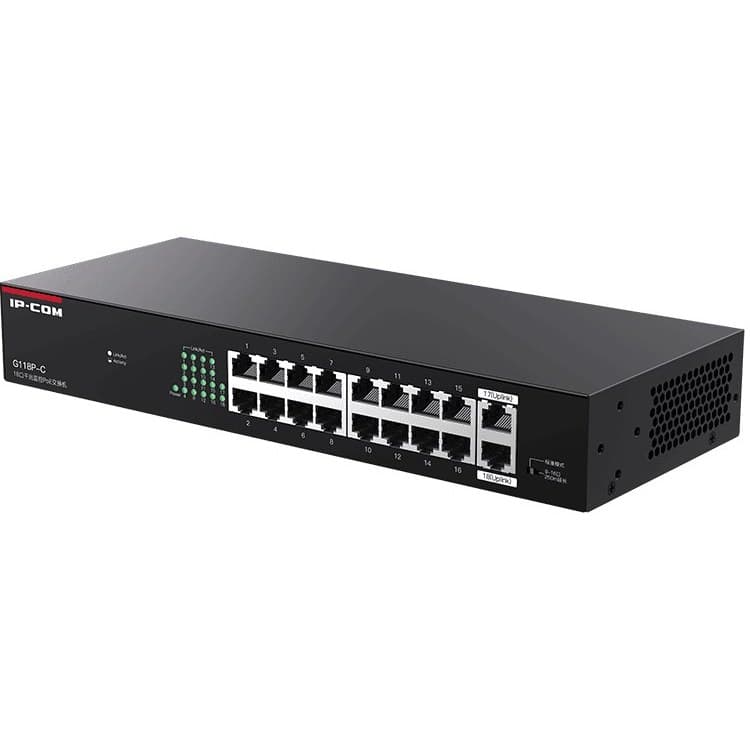 سوییچ POE 18 PORT ای پی کام مدل IP-COM G118P-C