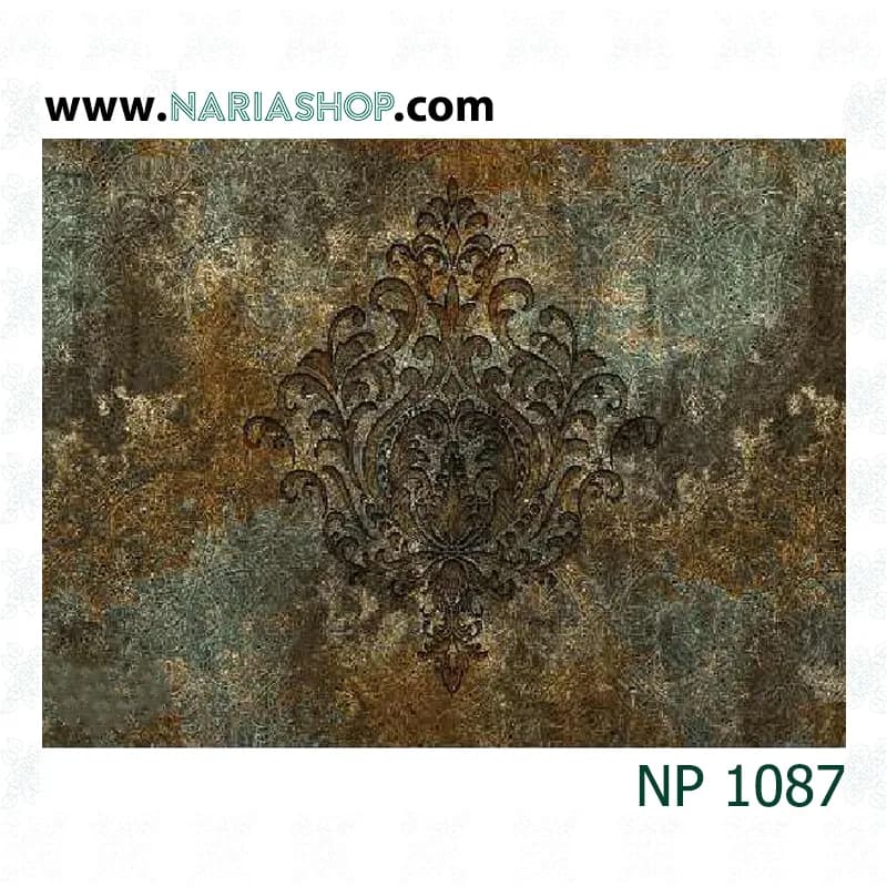 پوستر دیواری کلاسیک مشکی طلایی NP1087