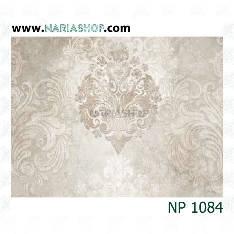 پوستر دیواری کلاسیک نقره ای NP1084