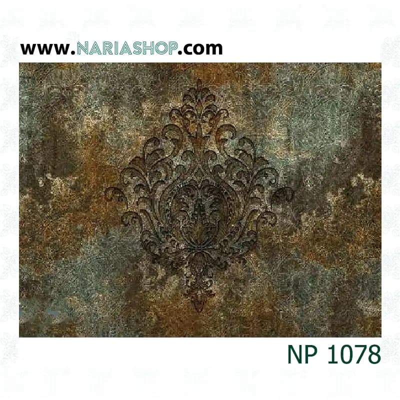 پوستر دیواری کلاسیک مشکی طلایی NP1078