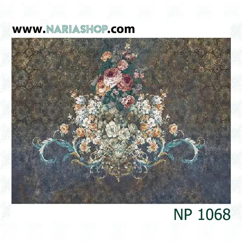 پوستر دیواری کلاسیک خاکستری NP1068