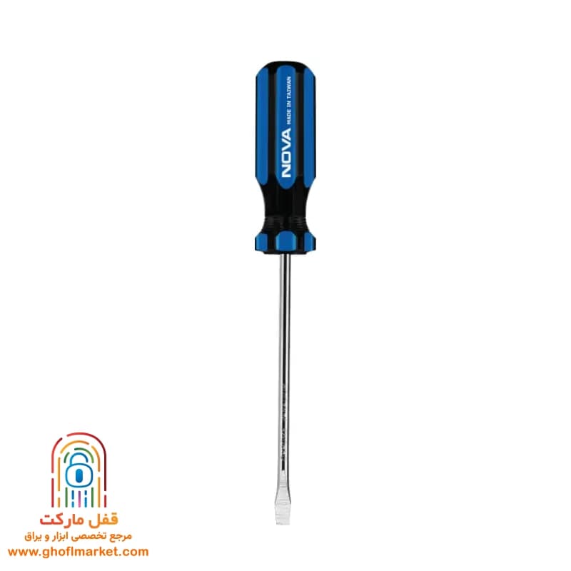 پیچ گوشتی دوسو 200×8 دسته سلولزی تایوان نووا مدل NTS-1711 — تصویر ۲