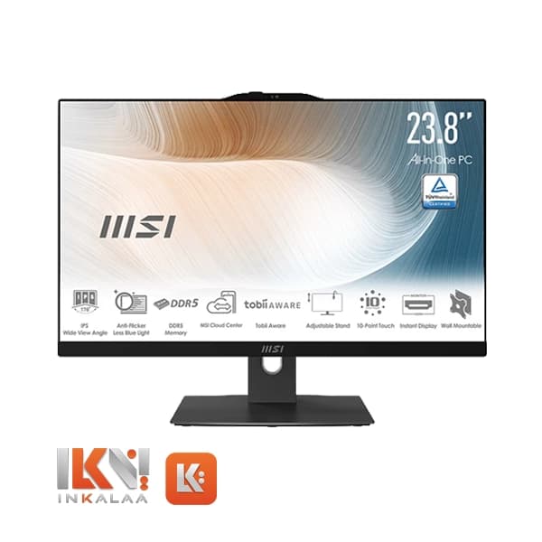آل‌این‌وان MSI مدل مشکی Modern AM242P-1M، Intel Core 5 120U، RAM 16GB DDR5، 1TB M.2 SSD