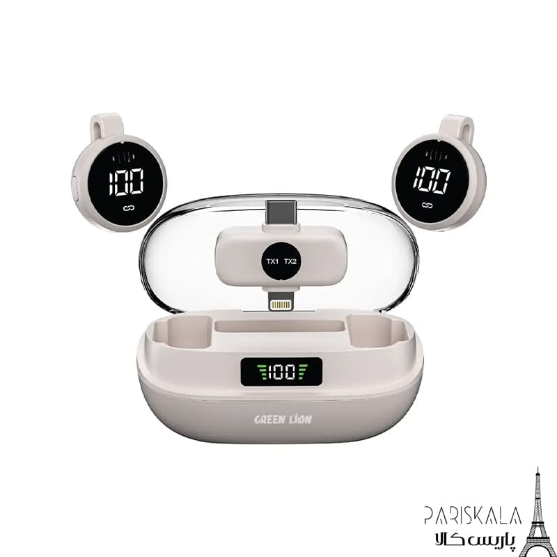 میکروفون یقه ای گرین لاین مدل دو کاربره GREEN LION GM-91X — تصویر ۲