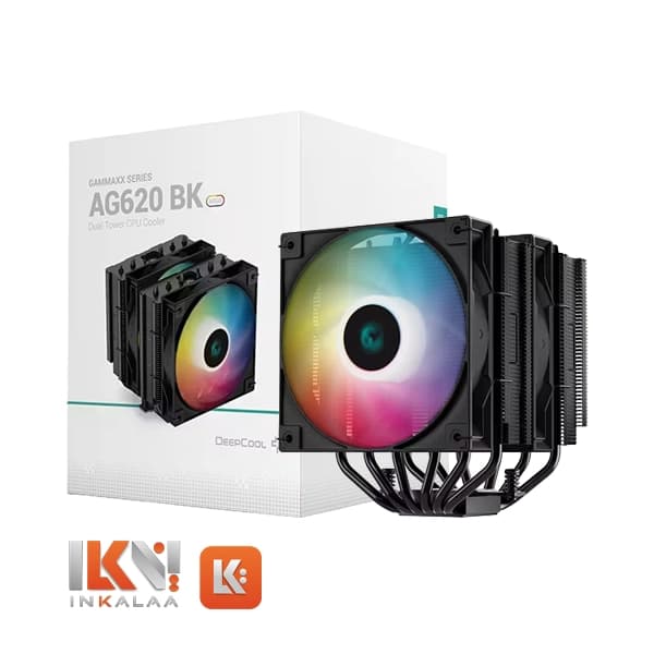 خنک کننده بادی پردازنده دیپ کول مدل AG620 BK ARGB
