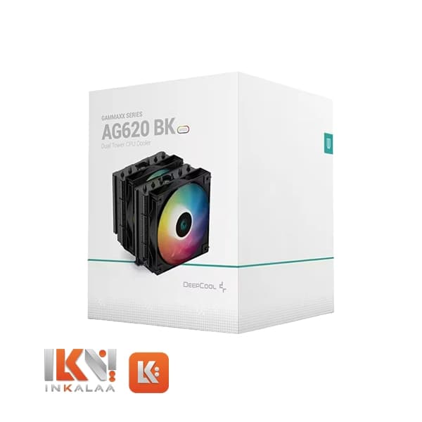 خنک کننده بادی پردازنده دیپ کول مدل AG620 BK ARGB — تصویر ۲
