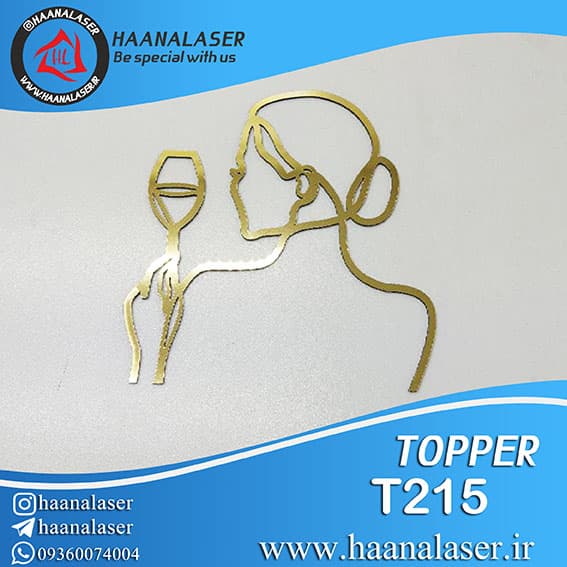 تاپر کیک چهره کد 215