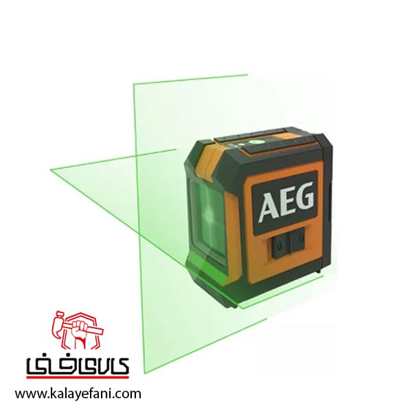 تراز لیزری AEG دو خط نور سبز مدل CLG220-K — تصویر ۲