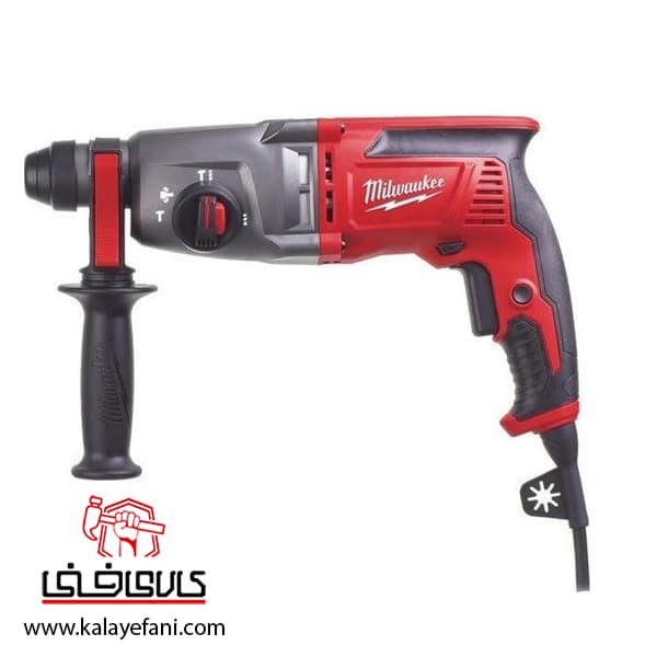 بتن کن سه کاره چهار شیار میلواکی 800 وات مدل PH26T — تصویر ۳