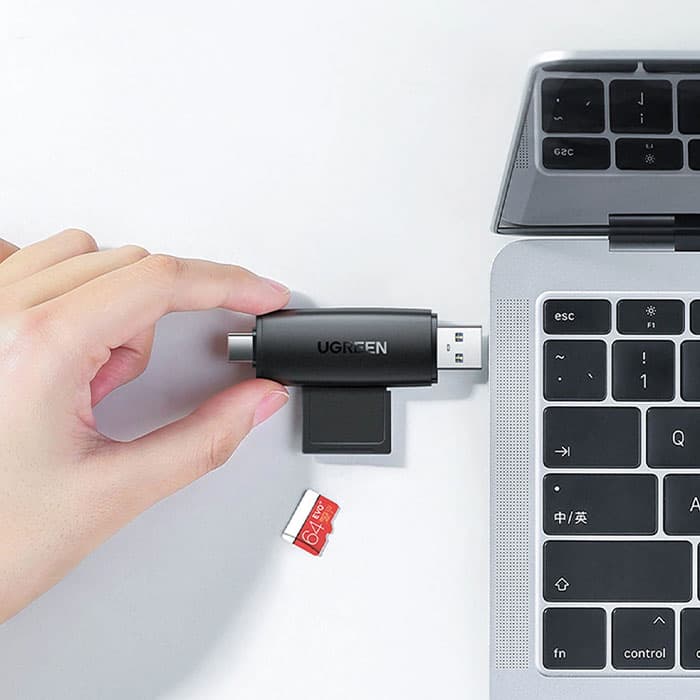 رم ریدر USB و تایپ C یوگرین مدل CM304 80191 — تصویر ۲