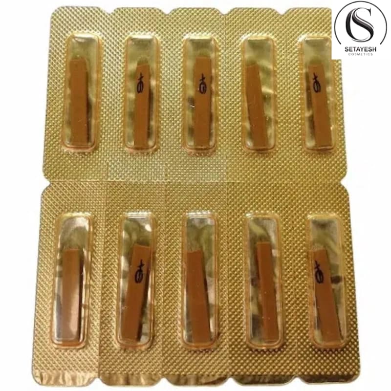 سوزن میکروبلیدینگ 18U طرح فیبروز یک ورق 10 عددی