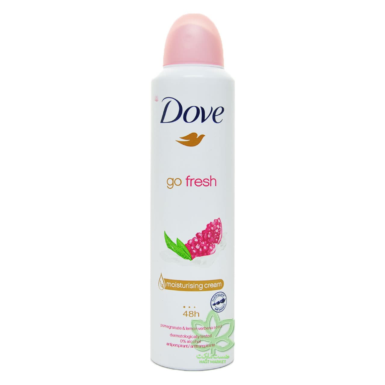 اسپری ضد تعریق داو انار و لیمو با کرم مرطوب کننده 250 میل گو فرش – dove