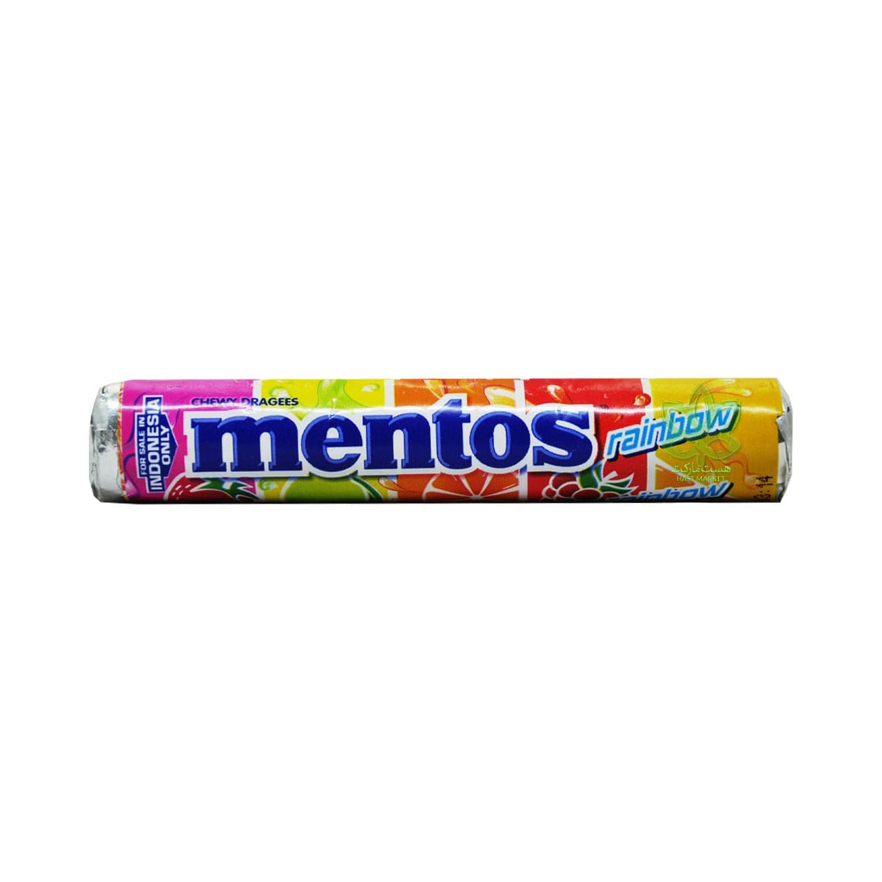 دراژه منتوس هلو و پرتقال با ویتامین سی 29 گرم – mentos — تصویر ۳