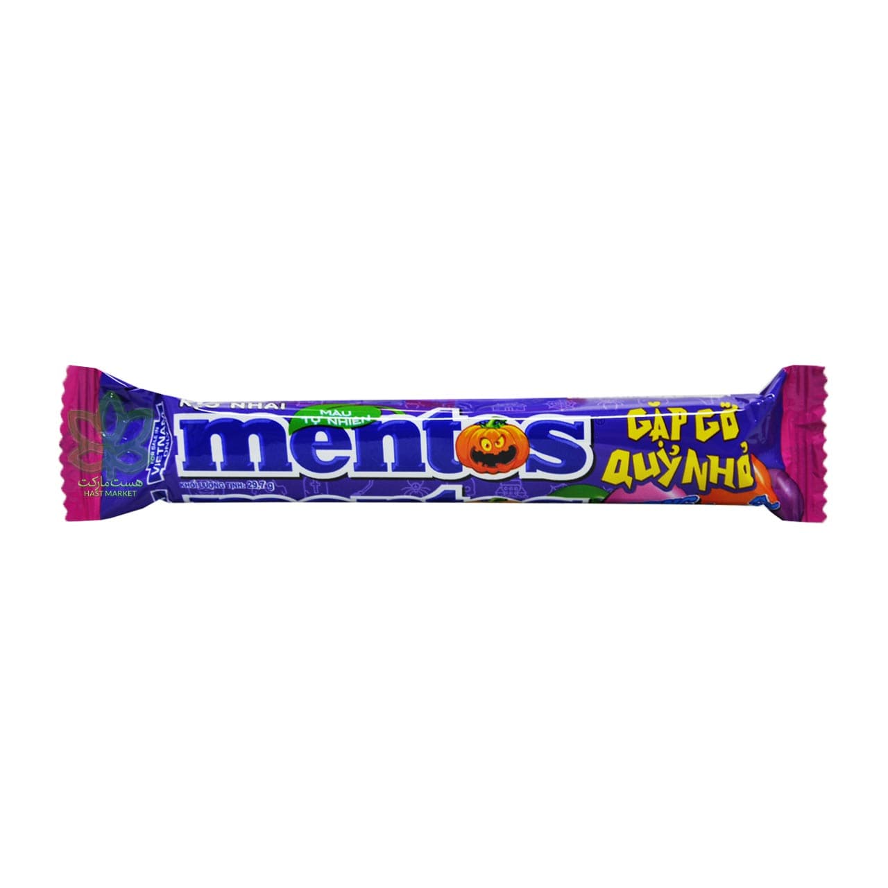 دراژه منتوس هلو و پرتقال با ویتامین سی 29 گرم – mentos — تصویر ۲
