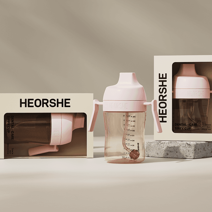 لیوان آبخوری دسته دار +9ماه 300میل هی اور شی he or she — تصویر ۵