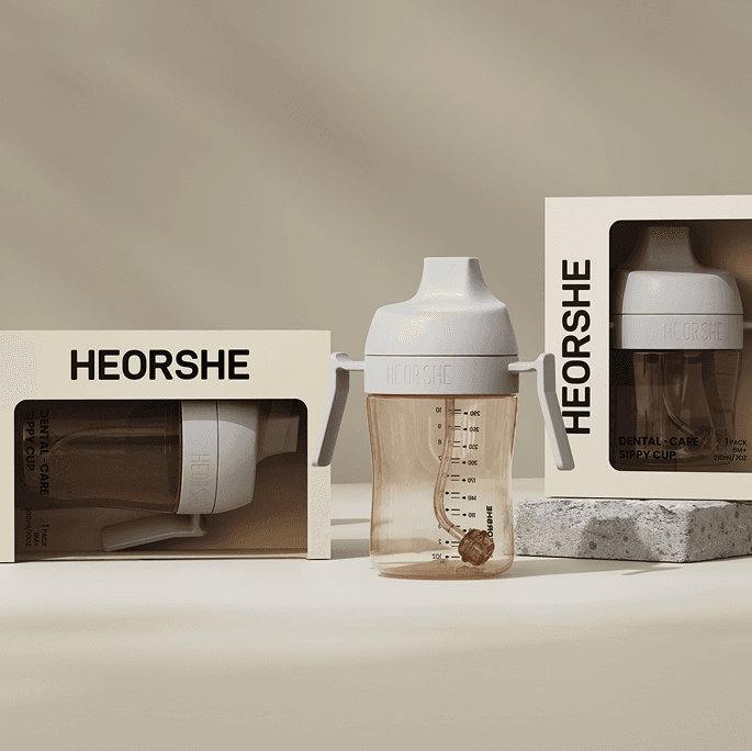 لیوان آبخوری دسته دار +9ماه 300میل هی اور شی he or she — تصویر ۶