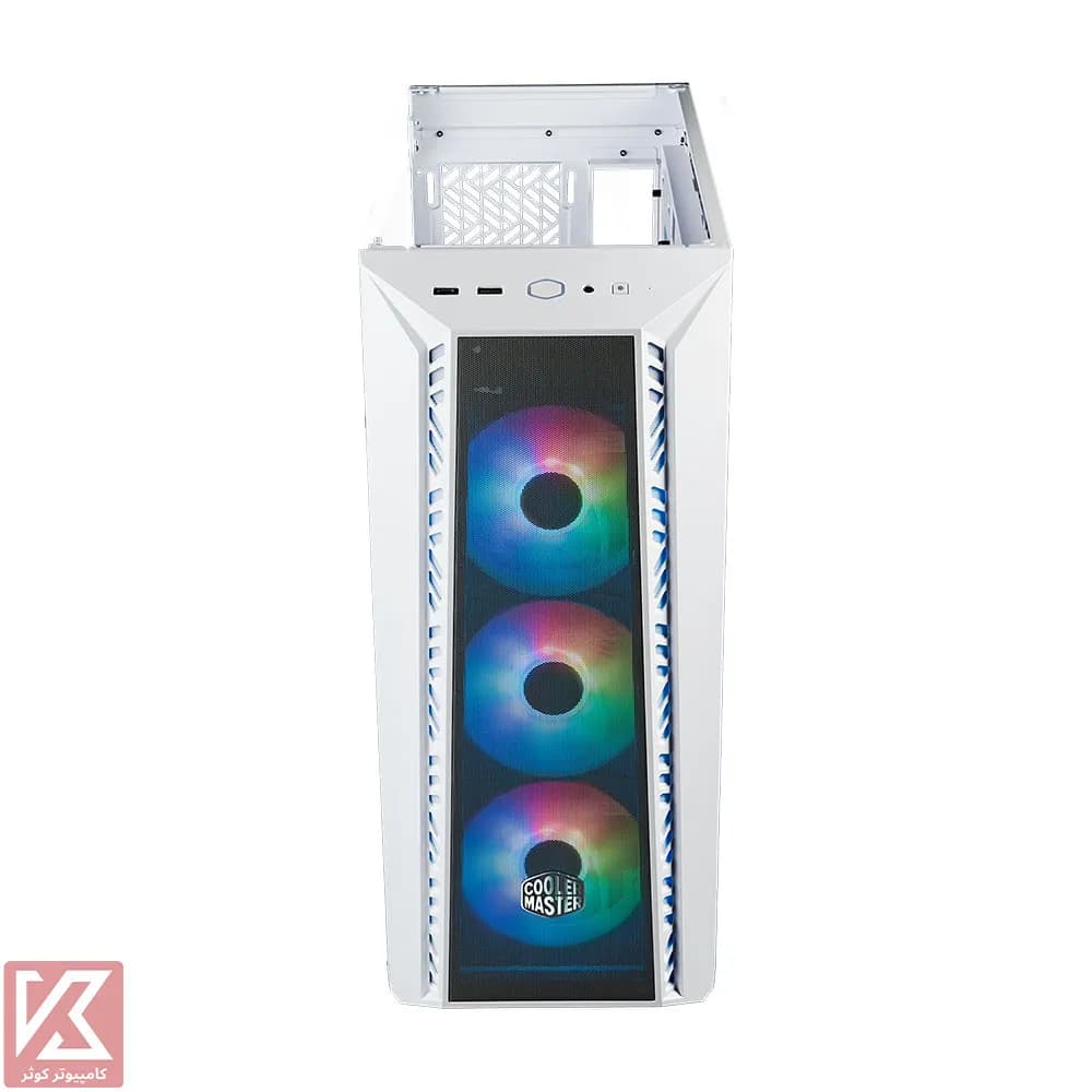 کیس سفید کولر مستر مدل MASTERBOX 520 MESH ARGB — تصویر ۳