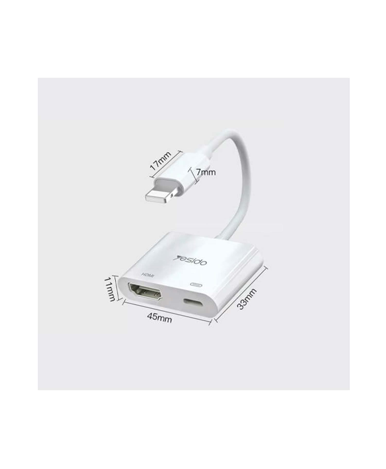 تبدیل Lightning به HDMI یسیدو HM06 — تصویر ۴