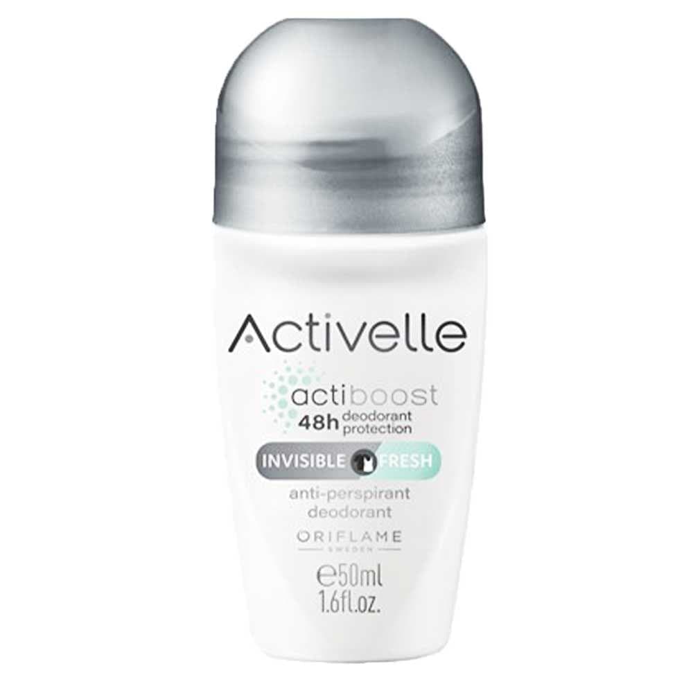 رول دئودورانت اوریفلیم سری اکتیبوست مدل Invisible Fresh حجم 50 میل
