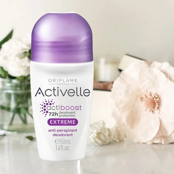 رول دئودورانت اوریفلیم مدل Activelle Extreme حجم 50 میل — تصویر ۲