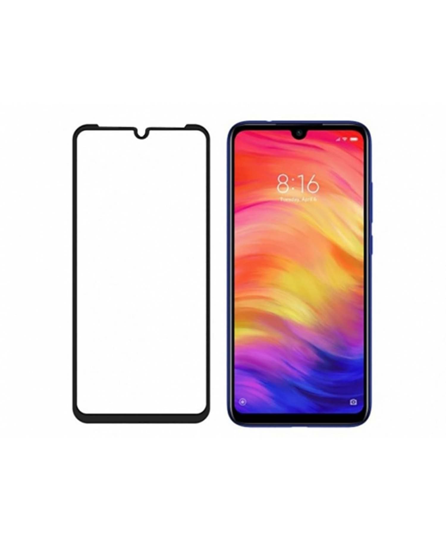 محافظ تمام صفحه نمایش شیشه ای Super D شیائومی Redmi Note 7 Pro — تصویر ۳