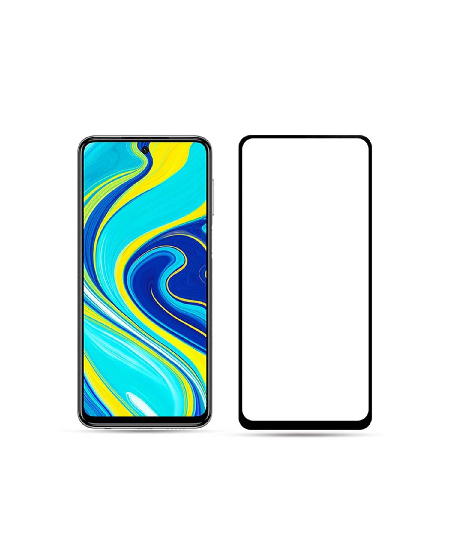 محافظ تمام صفحه نمایش شیشه ای Super D شیائومی Redmi Note 9 pro — تصویر ۲