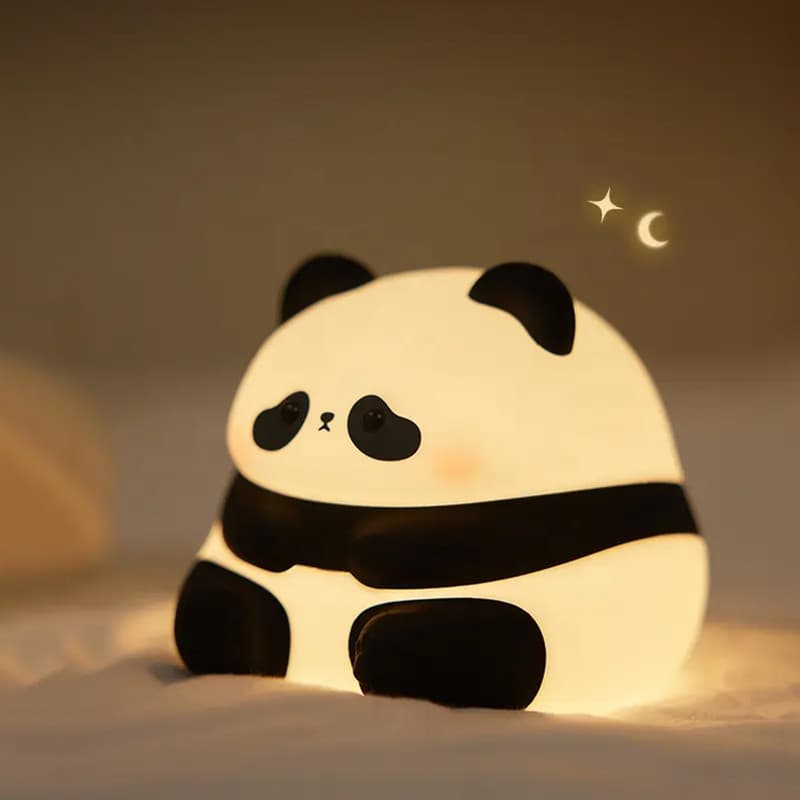 چراغ خواب کودک مدل Cute Silicone Panda — تصویر ۲