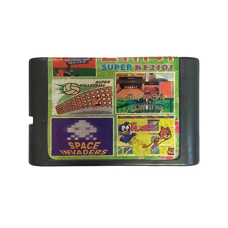 کارتریج 21 لبه سگا بازی Soccer / Volleyball / Space Invaders