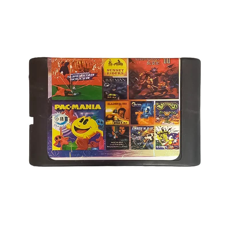 کارتریج 11 لبه سگا بازی Golden Axe / Rambo 3 / Contra