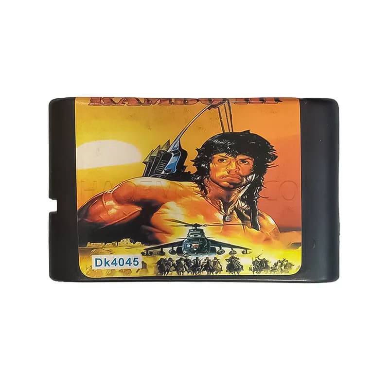 کارتریج تک لبه سگا بازی Rambo III
