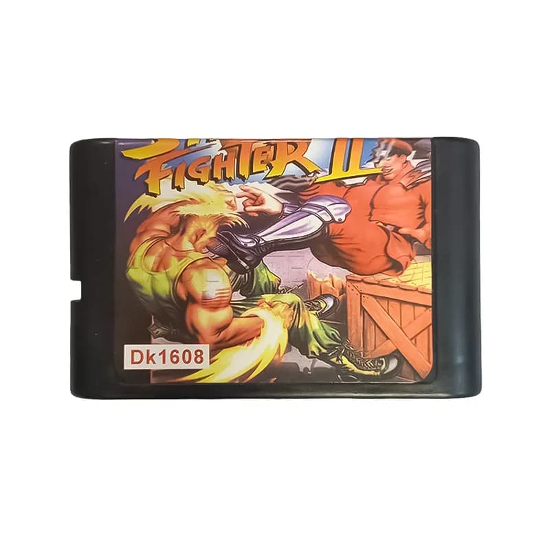 کارتریج تک لبه سگا بازی Street Fighter 2