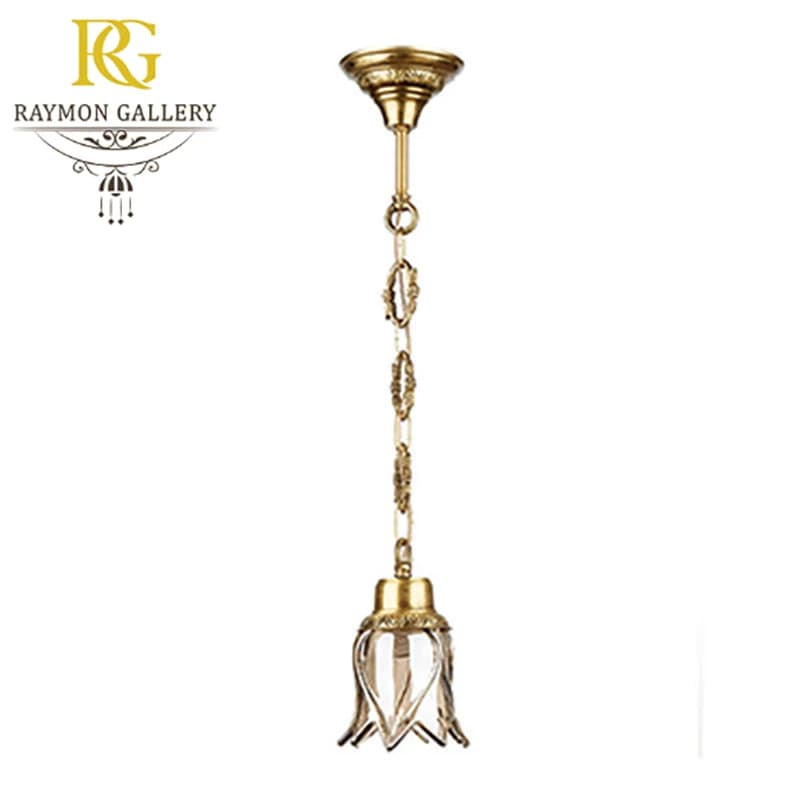 لوستر برنز تک شاخه کد B1128