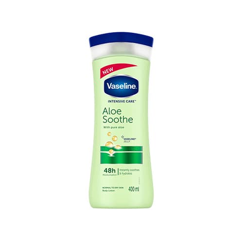 لوسیون بدن مدل aloe soothe وازلین 400 میلی لیتر