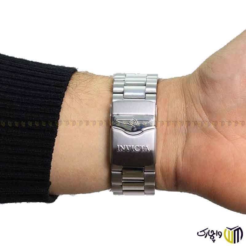 ساعت مچی عقربه ای اتوماتیک اینویکتا مردانه مدل Ghost نقره ای — تصویر ۵