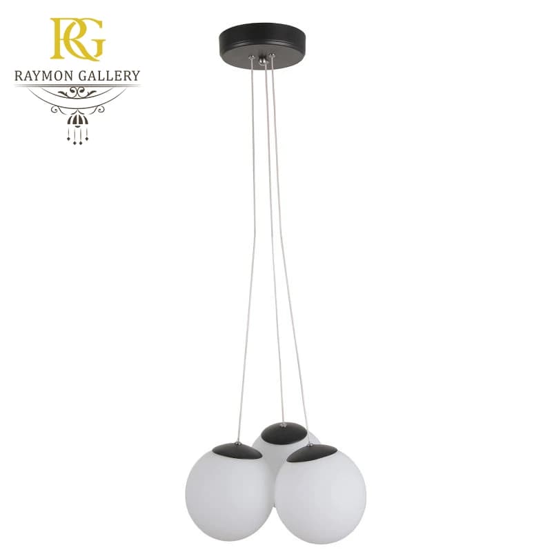 لوستر مولکولی 3 شعله طرح آویز کد MA30103 — تصویر ۲