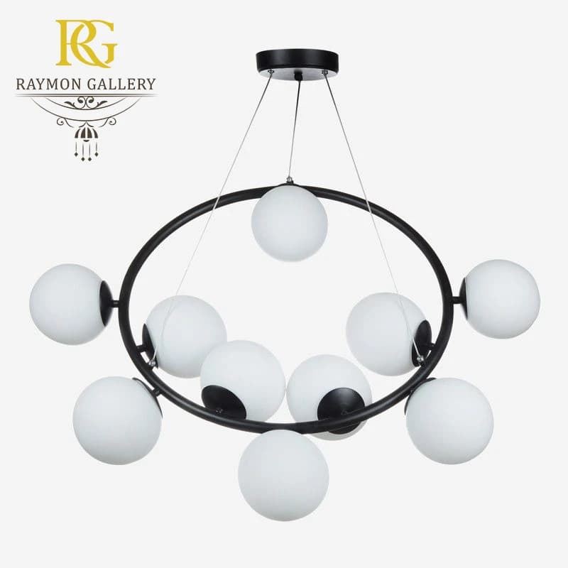 لوستر مولکولی 10 شعله حلقه ای کد MC10098