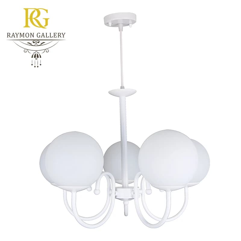 لوستر مولکولی 5 شعله آویز کد MG5086 — تصویر ۲